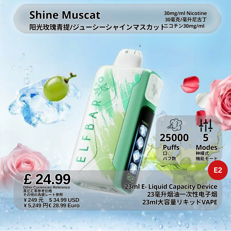 🔥王嘉尔同款Elf Bar Ice King